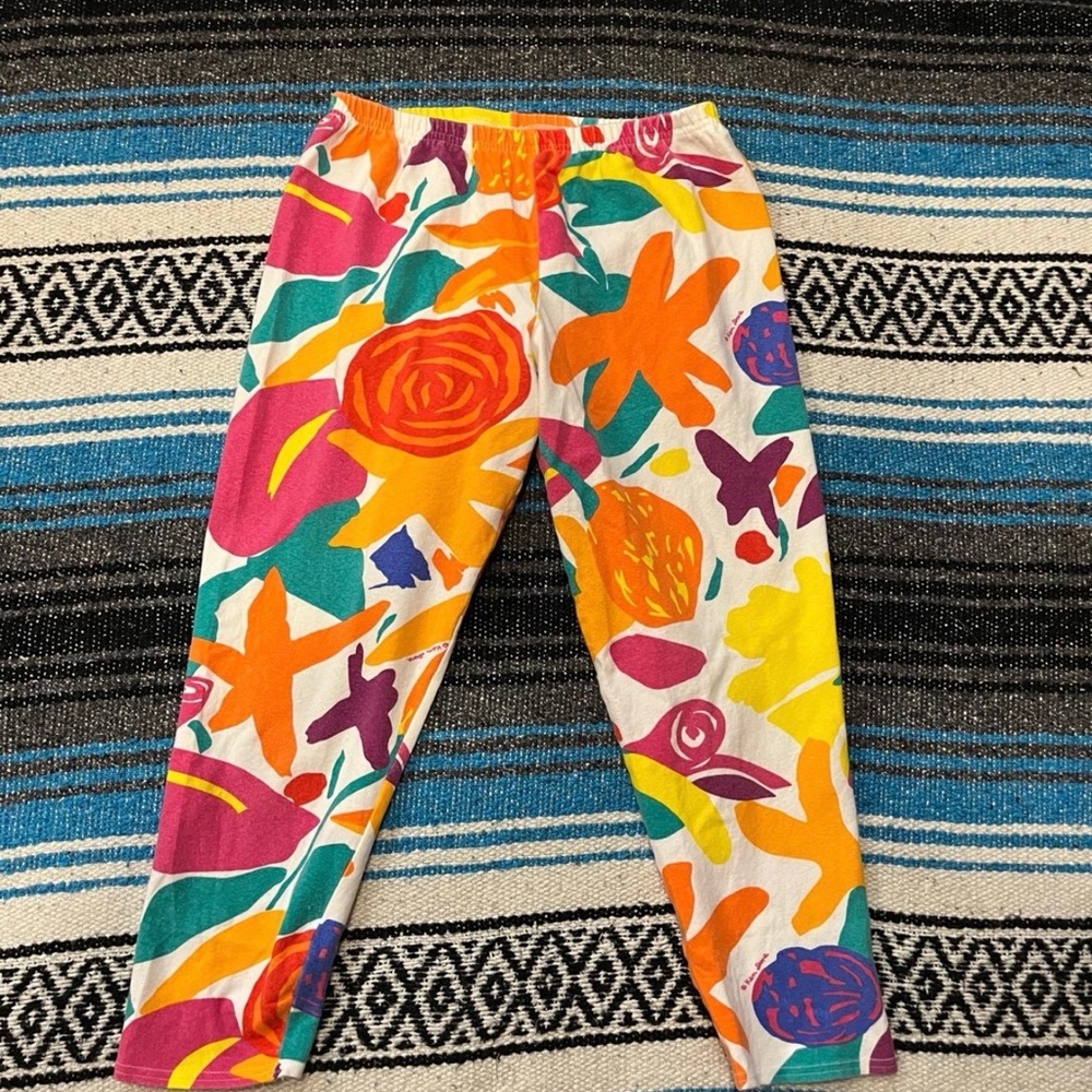 Vintage 90’s ColorfulPrinted Leggings